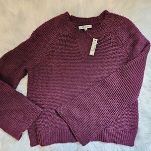 Women's madewell knit sweater purple size S